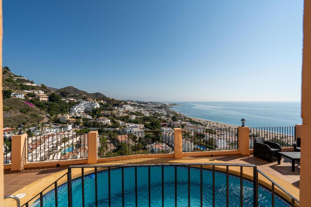 Chalet Con Vistas Al Mar Y Piscina Mojácar Exterior foto