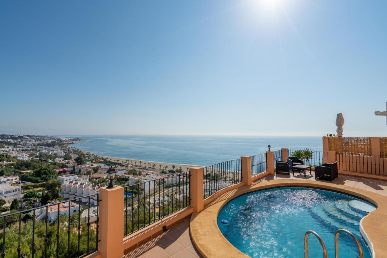 Chalet Con Vistas Al Mar Y Piscina Mojácar Exterior foto